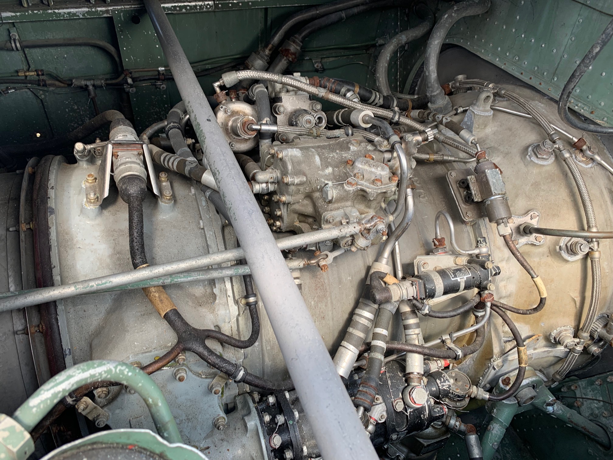 JET PROVOST T3A ENGINE BAY